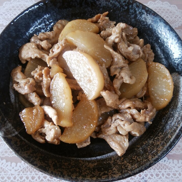 豚肉と大根の炒め煮★